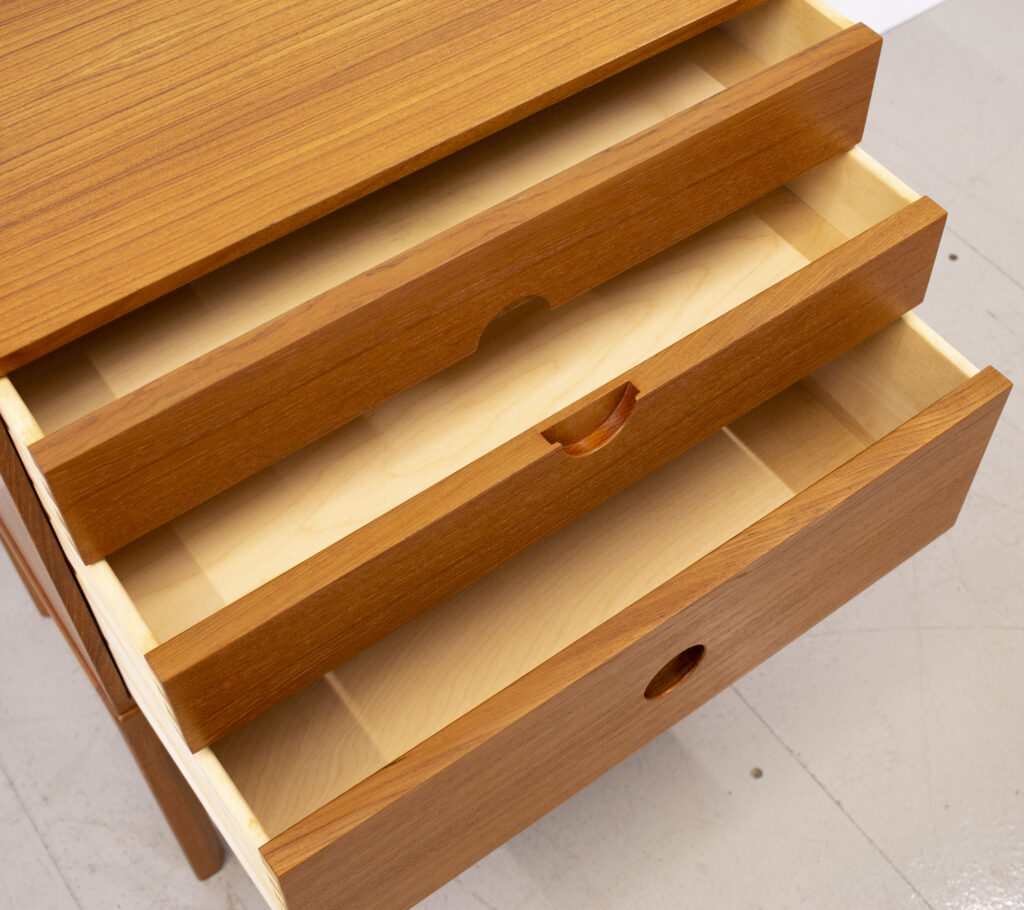 Danish Model 386 Teak Chest of Drawers by Kai Kristiansen
