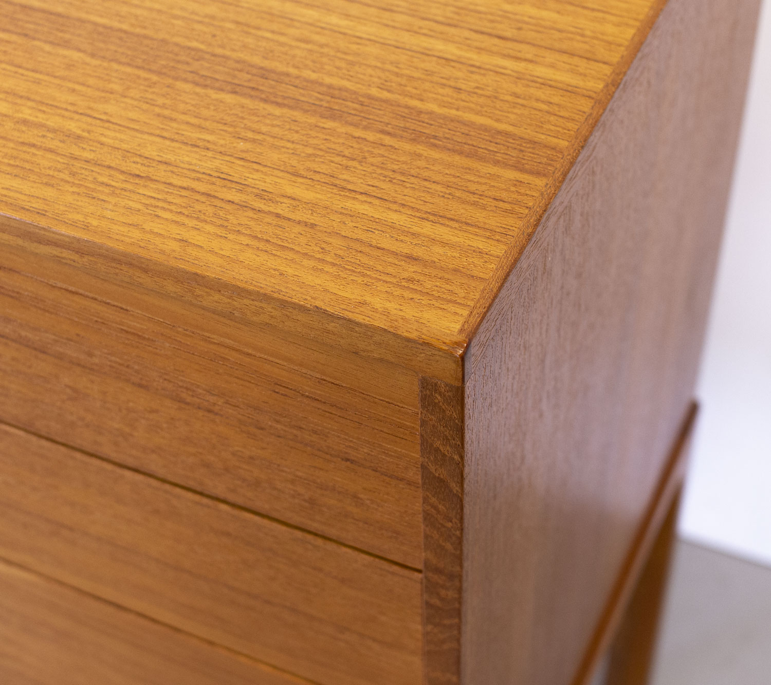 Danish Model 386 Teak Chest of Drawers by Kai Kristiansen