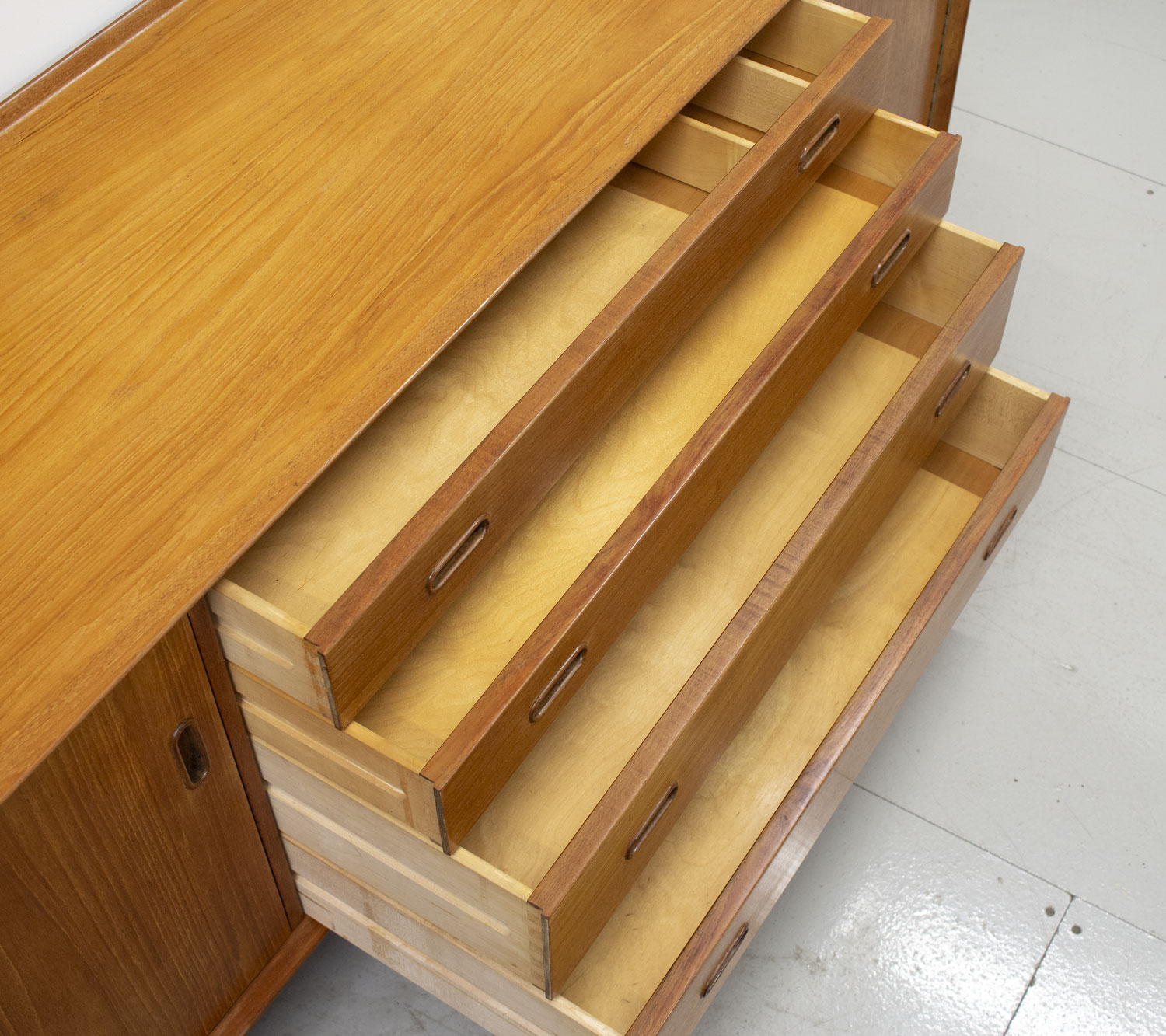 Danish Teak Model OS25 Sideboard by Arne Vodder for Sibast Danish Teak Model OS25 Sideboard by Arne Vodder for Sibast