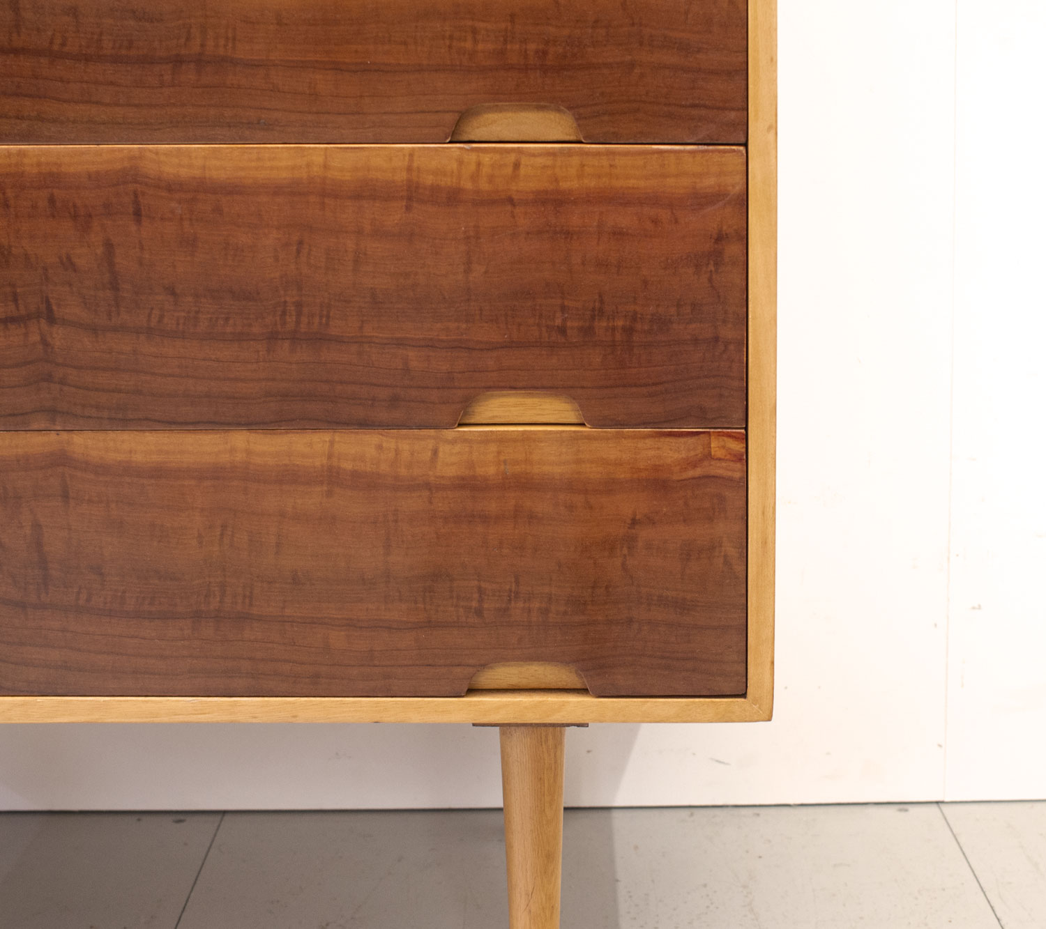 Robin Day Hilleplan Cherry Bureau by Hille