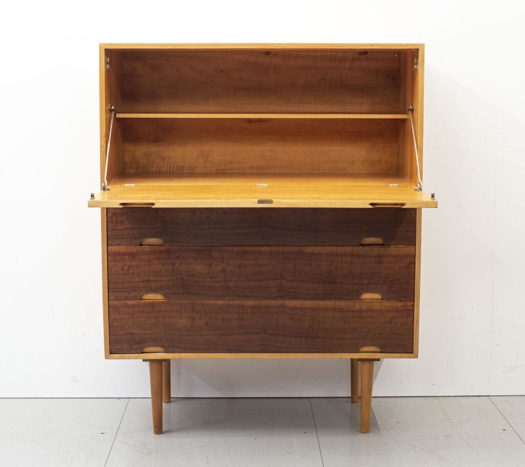 Robin Day Hilleplan Cherry Bureau by Hille