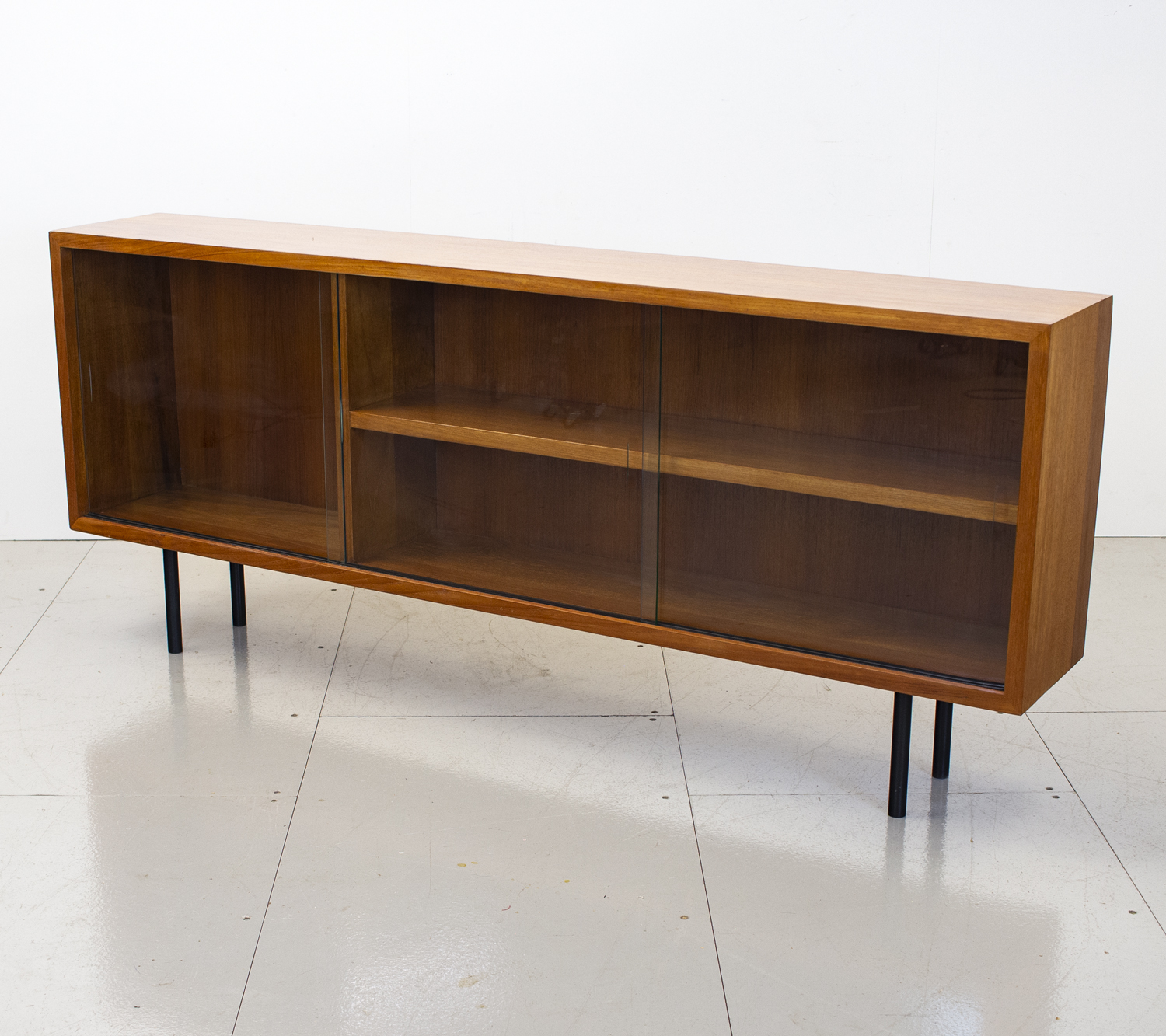 Mid Century Danish Teak Bookcase/Display Cabinet